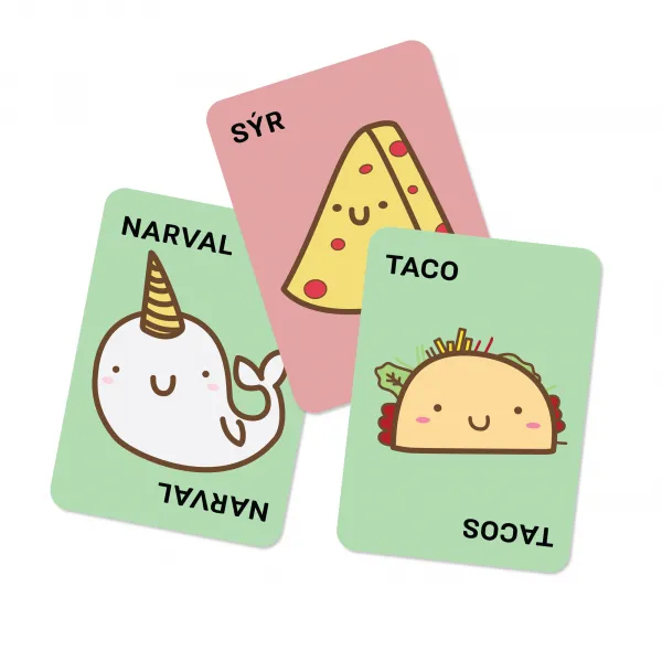Taco, plyšák, koza, sýr, pizza ALBI