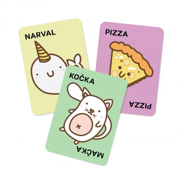 Taco, plyšák, koza, sýr, pizza ALBI