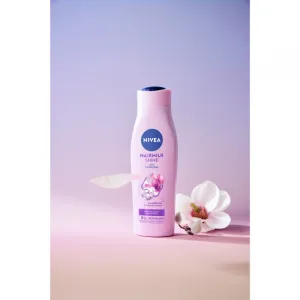 NIVEA Hairmilk Shine ošetrujúci šampón 250 ml