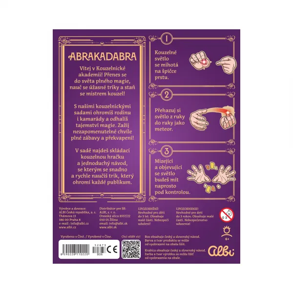 ABRAKADABRA - Kúzlenie so svetlom ALBI
