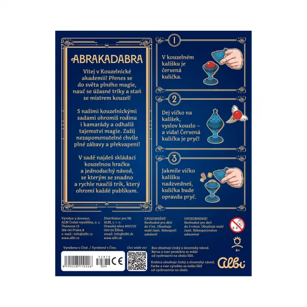 ABRAKADABRA - Guľôčka a kalíšok ALBI