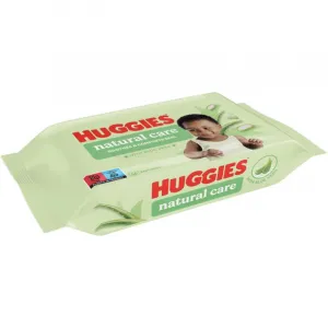 Huggies Natural Care čistiace utierky s aloe vera 56 ks