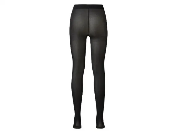 esmara® Dámske termopančuchy Clima Comfort 80 DEN (čierna, L (44/46))