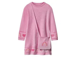 lupilu® Detské pletené šaty (ružová, 98/104)