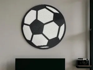 Penová samolepiaca nástenka FUTBALOVÁ LOPTA do detskej izby