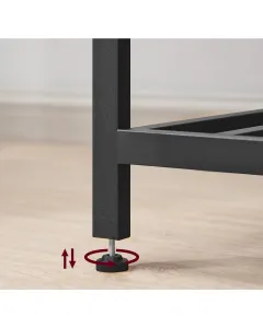 SONGMICS Kuchyňský regál Vasagle Pera hnědý/černý