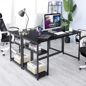 SONGMICS Psací stůl Vasagle Ebeny 120 cm černý