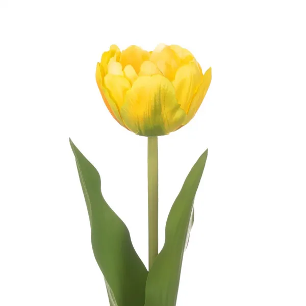 AmeliaHome Umelá kvetina Tulipán žltá