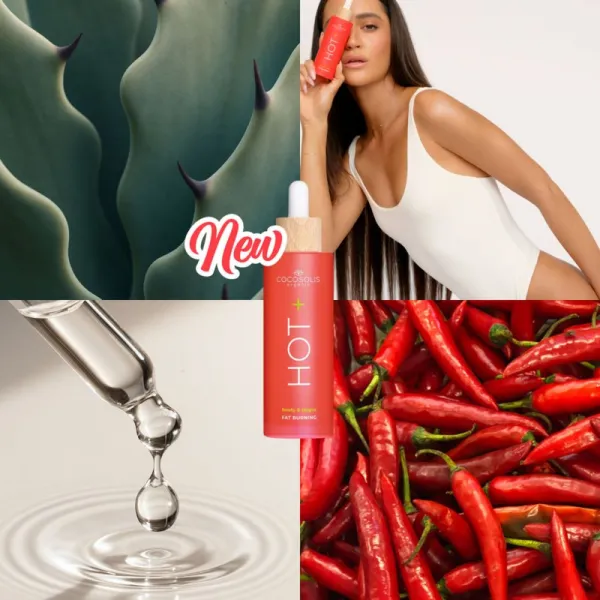COCOSOLIS HOT+ telové sérum na podporu spaľovania tukov s vôňou Red Clementine 100 ml