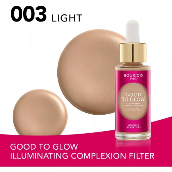 Bourjois Good to Glow podkladová báza odtieň 003 Light 30 ml