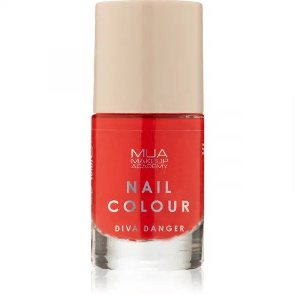 MUA Makeup Academy Nail Colour lak na nechty odtieň Diva Danger 10 ml
