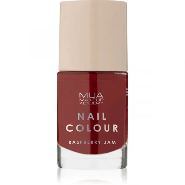 MUA Makeup Academy Nail Colour lak na nechty odtieň Raspberry Jam 10 ml