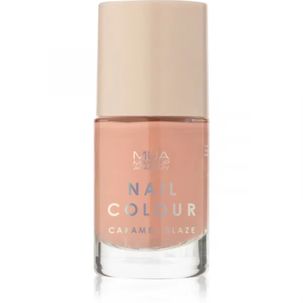 MUA Makeup Academy Nail Colour lak na nechty odtieň Caramel Glaze 10 ml