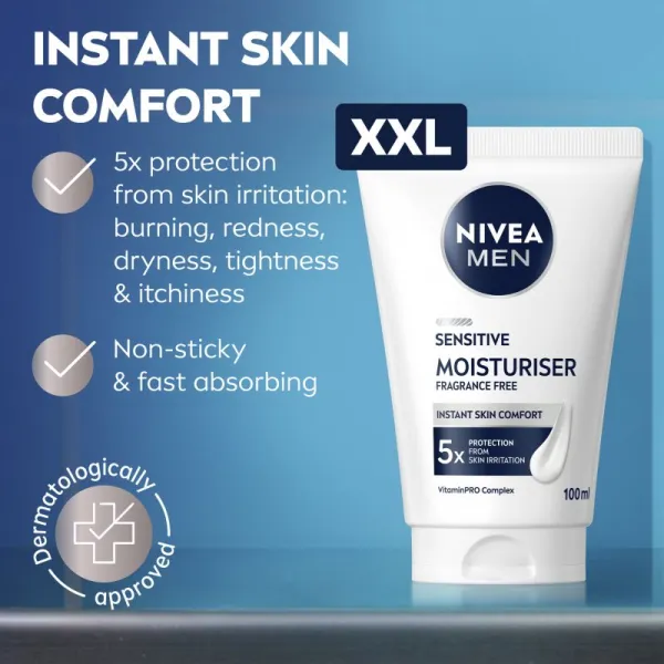 NIVEA MEN Sensitive hydratačný krém pre citlivú pleť 100 ml