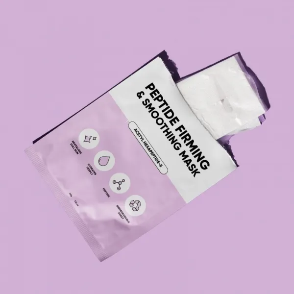 breakout + aid Peptide Firming & Smoothing Mask plátenná maska s peptidmi 34 g