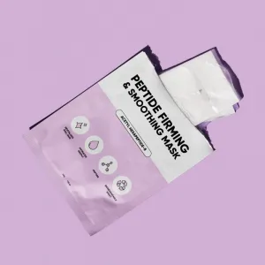 breakout + aid Peptide Firming & Smoothing Mask plátenná maska s peptidmi 34 g