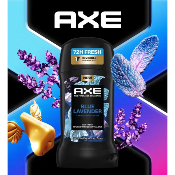 Axe Premium Blue Lavender tuhý dezodorant pre mužov 50 ml