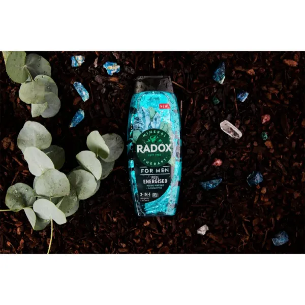 Radox Feel Energised sprchový gél pre mužov 2 v 1 450 ml