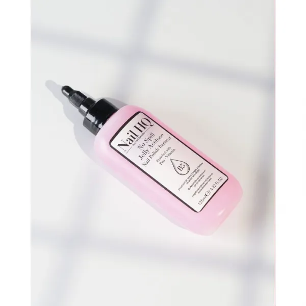 Nail HQ No Spill Jelly Acetone odlakovač na nechty s vitamínom E 125 ml