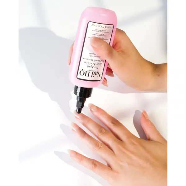 Nail HQ No Spill Jelly Acetone odlakovač na nechty s vitamínom E 125 ml