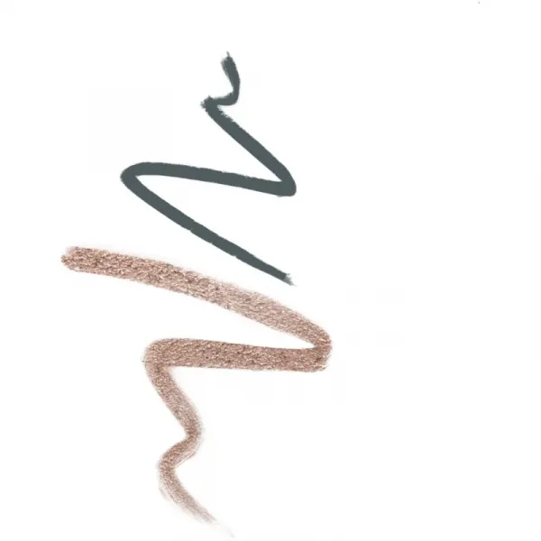 Buxom FLIP SIDE DUAL-ENDED EYELINER & SHADOW krémové očné tiene a linky v ceruzke odtieň Totally Taupe 0.78 g