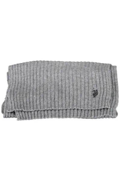 Šedý pánsky šál US Polo Assn.