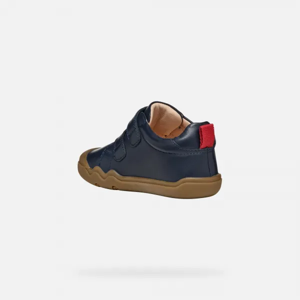 Dark blue boys' sneakers Geox Steppieup - Boys