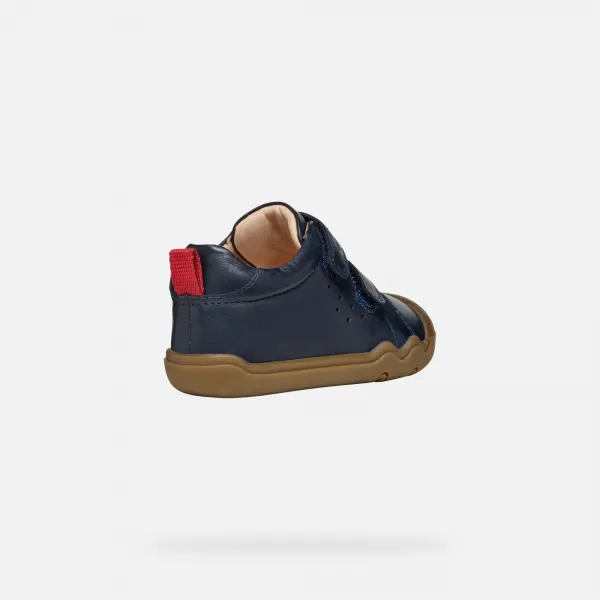 Dark blue boys' sneakers Geox Steppieup - Boys
