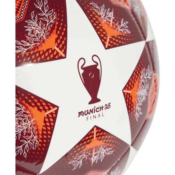 Futbalová lopta ADIDAS UCL CLB WHITE SOLRED CBURGU
