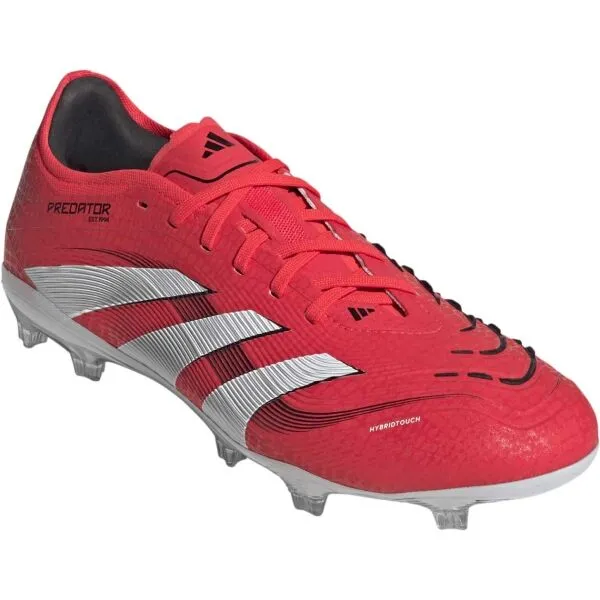adidas PREDATOR PRO FG Pánske kopačky, červená, veľkosť 42