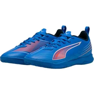 Puma ULTRA 6 PLAY IT JR Detská halová obuv, modrá, veľkosť 33