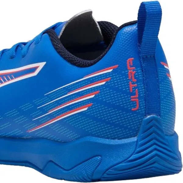 Puma ULTRA 6 PLAY IT JR Detská halová obuv, modrá, veľkosť 33