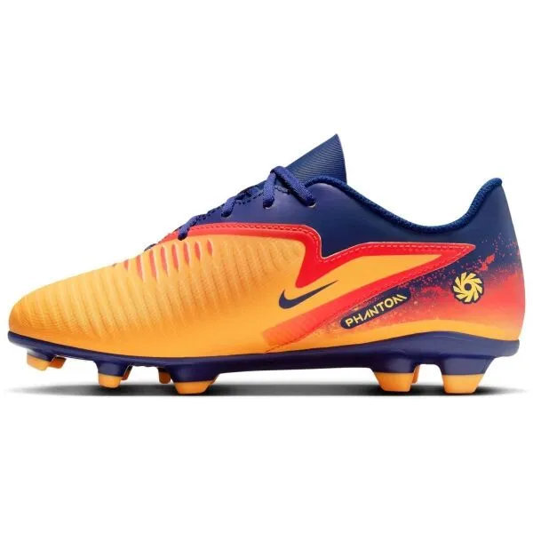 Nike JR PHANTOM 6 LOW CLUB FG/MG EH Detské kopačky, oranžová, veľkosť 32