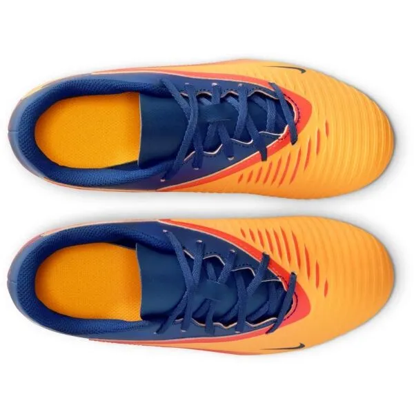 Nike JR PHANTOM 6 LOW CLUB FG/MG EH Detské kopačky, oranžová, veľkosť 32