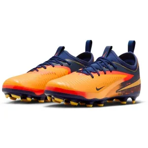 Nike JR PHANTOM 6 LOW ACAD FG/MG EH Detské kopačky, oranžová, veľkosť 33