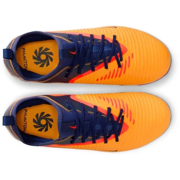 Nike JR PHANTOM 6 LOW ACAD FG/MG EH Detské kopačky, oranžová, veľkosť 33
