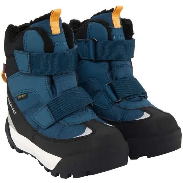 VIKING BY NORWAY EXPOWER WARM GTX 2V Detská zimná obuv, tmavo modrá, veľkosť