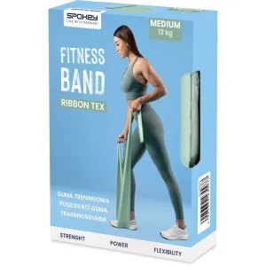 Spokey RIBBON TEX MEDIUM Posilňovacia guma, zelená, veľkosť
