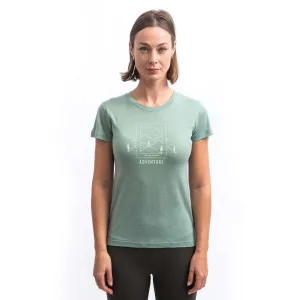 Sensor MERINO AIR SAY YES W Dámske funkčné tričko, svetlo zelená, veľkosť