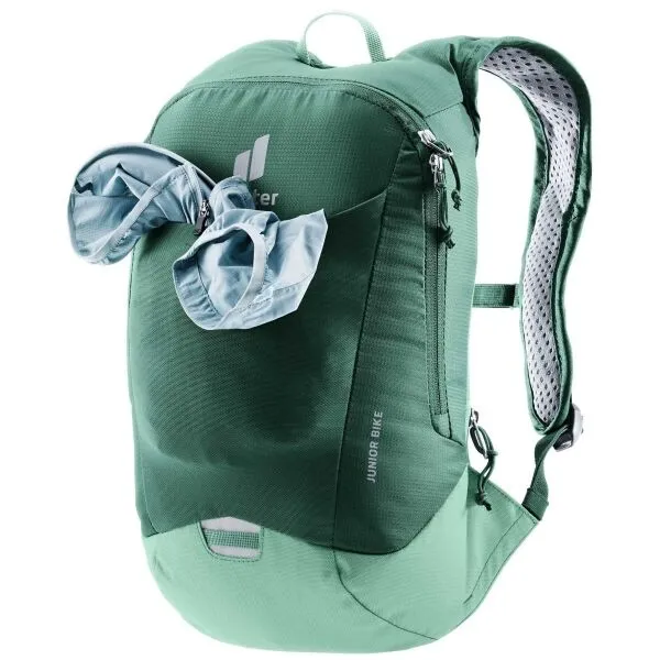 DEUTER JUNIOR BIKE Detský cyklistický ruksak, zelená, veľkosť