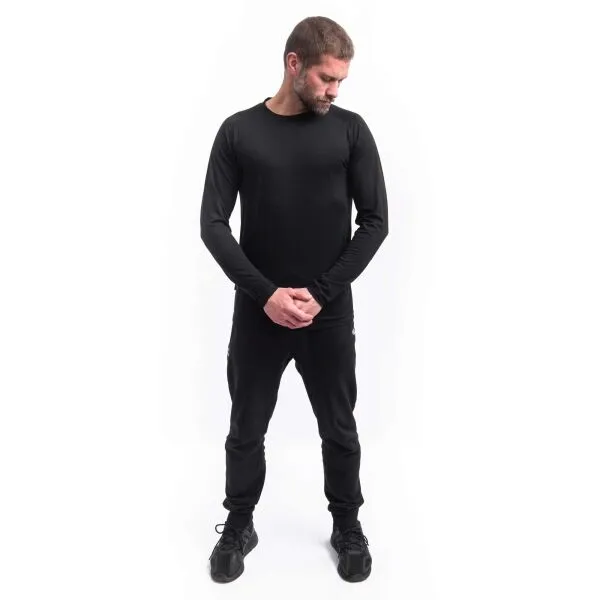 Sensor MERINO ACTIVE NO LOGO Pánske funkčné tričko, čierna, veľkosť