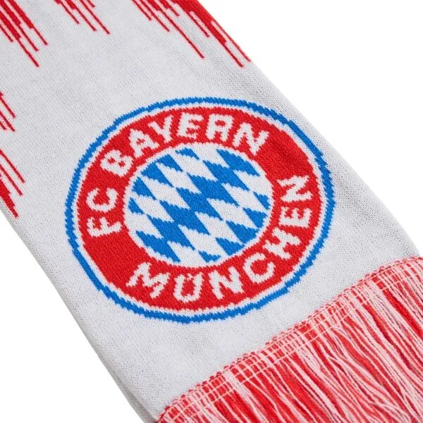adidas FC BAYERN SCARF Fanúšikovský šál, červená, veľkosť UNI