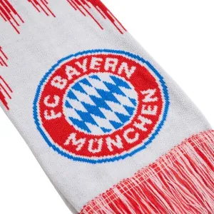 adidas FC BAYERN SCARF Fanúšikovský šál, červená, veľkosť UNI