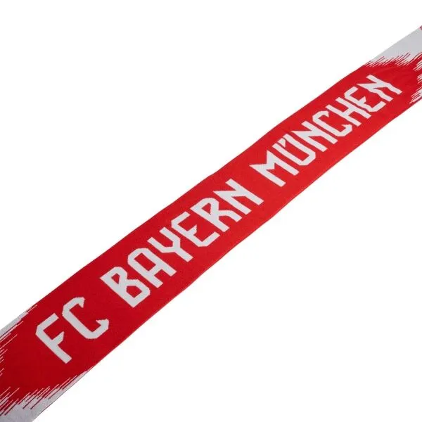 adidas FC BAYERN SCARF Fanúšikovský šál, červená, veľkosť UNI