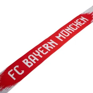 adidas FC BAYERN SCARF Fanúšikovský šál, červená, veľkosť UNI