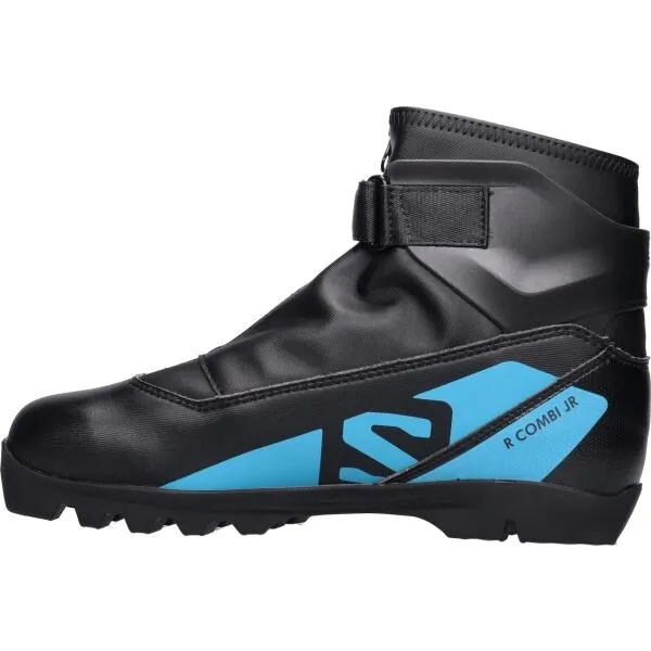 Salomon R/COMBI PROLINK JR Juniorská obuv na bežky, čierna, veľkosť 40