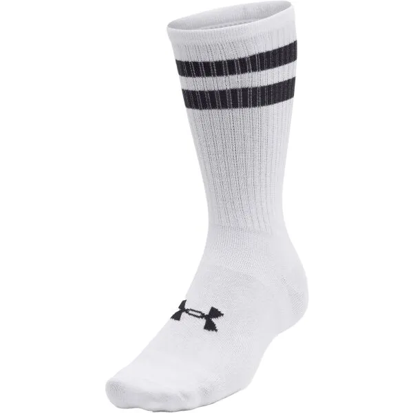 Under Armour ESSENTIAL CREW Unisex ponožky, biela, veľkosť M