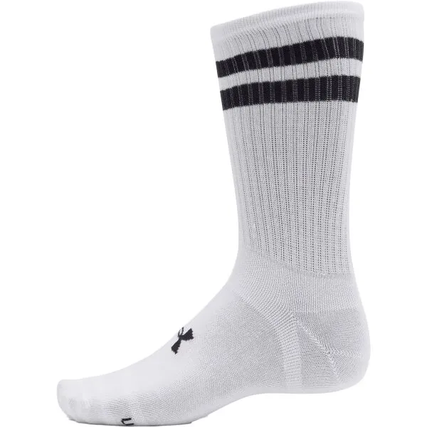 Under Armour ESSENTIAL CREW Unisex ponožky, biela, veľkosť M