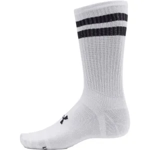 Under Armour ESSENTIAL CREW Unisex ponožky, biela, veľkosť M