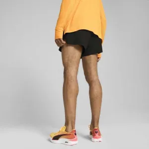 Puma RUN ULTRAWEAVE SPEED 3 SPLIT SHORT Pánske bežecké trenírky, čierna, veľkosť